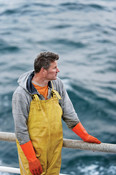 Jacob albert, Dutch fisherman hero holding fish