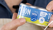MSC Ecolabel on tinned tuna product