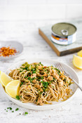 Easy Mediterranean Tuna Pasta by @Holistic.Foodie w/ Raincoast_Picture