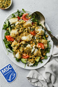 Halibut Salad Recipe from influencer @WalderWellness_Whole Foods_Wild Pacific Halibut_HOT 2022
