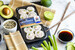 Moji Sushi - California Roll - MSC Certified Product Lifestyle Photography