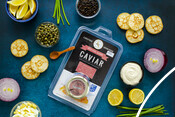 Tsar Nicoulai Salmon Roe - MSC Certified Product Lifestyle Photography