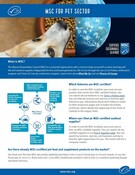 MSC Brochure for Pet Sector