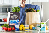 Grocery Bag of MSC Certified Products (another angle) - Lifestyle Photography