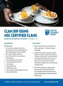 Printable Recipe Cards - Chef Adrienne Cheatham - Albacore Tuna, Sardines, and Sea Clams