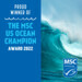 Social media graphics for MSC partner US Ocean Champion awards
