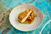 Recipe - Halibut with Colourful Zoodles - Germany - The Ocean Cookbook 2024