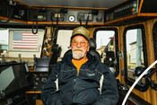 Portrait of Jack Vantress, albacore fisherman - AAFA fishery