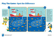 Spot the difference game - World Ocean Day 2024
