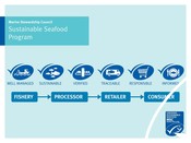 Sustainable seafood program infographic